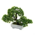 thumbnail image 5 of Bonsai Tree in Square Pot,Artificial Plant Decoration for Office/Home 18cm/7in, 5 of 7