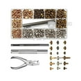 thumbnail image 2 of VONKY Kit Double Capuchons en Métal Set Pinces à Coudre Rondes Vêtements Chaussures de Sac à Main Fixation Outils d'Installation, 2 of 6