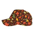 thumbnail image 5 of Disketp Autumn Leaves Print Baseball Caps For Outdoor Sports Fashion Casual Outdoor Caps Men Women, 5 of 9