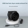 thumbnail image 5 of USB 5V Smoke Absorber ESD Fume Extractor Fan Pipe Duct Exhuast Fan, 5 of 5