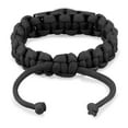 thumbnail image 3 of Uijokdef National Flag Paracord Survival Bracelet, Black, 6.69 Inch Adjustable Length, 20g Weight, 3 of 3