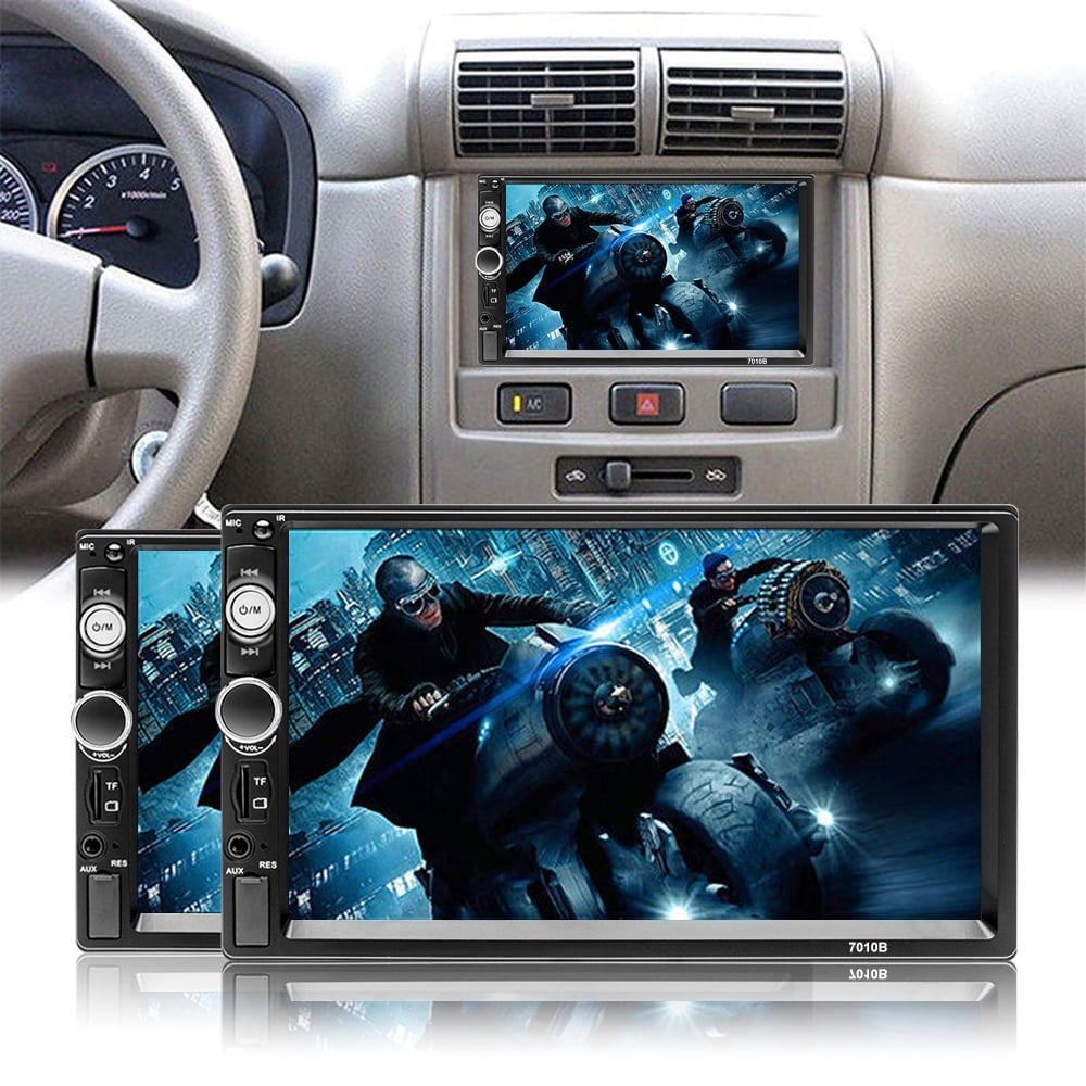7" HD 2 Din Car Radio Car Video Player Player MP5 Touch Screen Digital Display Bluetooth