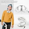 thumbnail image 3 of ONTA-Headphone3 Child's Foldable Over Ear Headphones, White, 3 of 8
