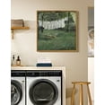 thumbnail image 2 of Drsoum Vintage Landscape Canvas Wall Art 16x16in Natural Framed Laundry Room Classic Wall Prints Modern Farmhouse Bathroom Office Decor, 2 of 5