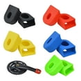 thumbnail image 2 of bedienty 1 Pair Bike Crank Protector Crankset Caps Practical Cover Mountain Bikes Green 1Set, 2 of 6