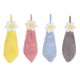 thumbnail image 1 of 4 Uds. Toallas de mano colgantes suaves de chenilla encantadoras, toallas gruesas absorbentes florales para cocina y baño, 1 of 6