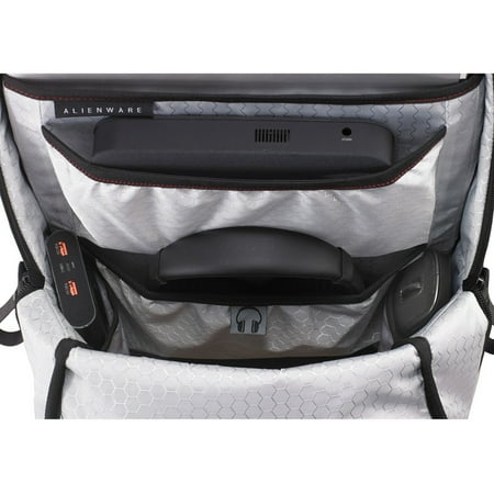 Alienware - Notebook Carrying Backpack - Black/Dark Gray/Heathered Gray