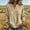 Khaki plus size fall tops a1, variant on thefmos Women Plus Size Fall Winter V Neck 3/4 Sleeve Eyelet Casual Blouses Loose Pullover Tops Solid Dressy Tunic Tee, Blue S