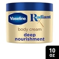 thumbnail image 4 of Vaseline Radiant X Deep Nourishment Body Cream 100% Pure Shea Butter, Coconut Oil, Vitamin C, & Peptides, 10 oz, 4 of 13