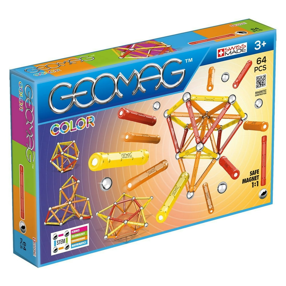 Geomag Color Ball and Rods Set 64 pieces