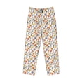 thumbnail image 2 of Fotbe Retro Floral Men's Pajama Pants,Sleepwear Pants,Pj Bottoms Drawstring And Pockets-Large, 2 of 7