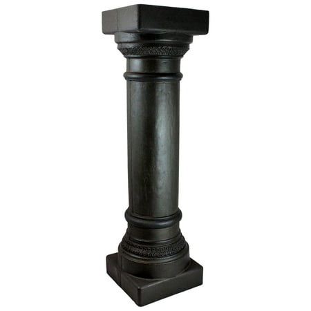 Greek Column Statue &ndash; Natural Stone Appearance &ndash; Made of Resin &ndash; Lightweight &ndash; 32&rdquo; Height