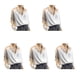 thumbnail image 2 of Jumpingount Camisa de mujer de manga larga de Color sólido a la moda para el trabajo en casa, la escuela, el viaje, la ropa de calle holgada Simple Accesorios de disfraces L Jumpingount AP013985-03, 2 of 6