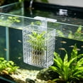 thumbnail image 5 of Adjustable Aquarium Plants Holder,Small Animal Tank Plantss Holder,Small Animal Tank Aquaponics Plants Cultivation and Aquarium Landscape Decoration with Hooks and Suction Cup,4.53x3.35x2.17 Inch,, 5 of 7