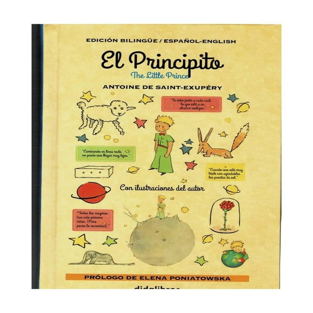 El Principito bilingüe español-ingles Didalibros Antoine De Saint Exupery