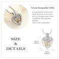 thumbnail image 2 of Personalize Tree of Life Heart w/ Small Urn Pendant Cremation Jewelry for Ashes Holder Memory Necklace Memorial Jewelry, 2 of 6