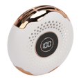 thumbnail image 2 of Necklace Fan USB Rechargeable Mini Donut Shape Portable Quiet Neck Hanging Fan for Desktop Office White, 2 of 5