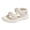 02-Beige, variant on Fiaer Women's Walking Sandals Summer Athletic Sandals Sport Open Toe Shoes Beach Casual Travel Outdoor Platform Footwear 03-White 9