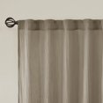 thumbnail image 4 of Madison Park Harper 2-Piece Solid Crushed Curtain Panel Pair in Taupe, 42"x84", 4 of 6