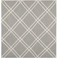 thumbnail image 3 of Safavieh Dhurries Grey Contemporary Rug - Square 6', 3 of 5