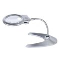 thumbnail image 3 of Magnifier Magnifying Crafts Desk Lamp With 2 LED Lights, 3 of 5