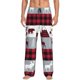 thumbnail image 1 of Balery Buffalo Plaid Forest Pantalones de pijama para hombre, pijama ultraligero, pantalón de descanso-Medium, 1 of 6