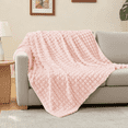 thumbnail image 5 of SoComfy by Bedelite Throw Blanket for Couch and Bed- Super Soft and Warm 3D Checkered Fluffy Fuzzy Fleece Blanket, Luxurious Plush Cozy Blanket for Room Decor Spring, 5 of 8