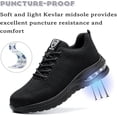 thumbnail image 3 of Zapatos de seguridad, zapatillas de seguridad ligeras, cómodas y antideslizantes para hombres y mujeres (talla 43 UE), 3 of 4