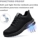 thumbnail image 3 of Zapatos de seguridad, zapatillas de seguridad ligeras, cómodas y antideslizantes para hombres y mujeres (talla 42 UE), 3 of 4