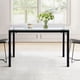 thumbnail image 1 of Mesa de Comedor Rectangular de 120x60cm - Para 4-6 Personas, Con Tablero de Vidrio Templado HOMEMAKE FURNITURE  Moderno Minimalista, 1 of 6