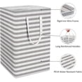 thumbnail image 4 of 2 Pack 75L Laundry Hamper Collapsible-Large  Laundry Baskets,Freestanding Waterproof Clothes Hamper with Easy Carry Handles in Laundry Room Bedroom Bathroom College Dorm for Adults,Gradient Grey, 4 of 9