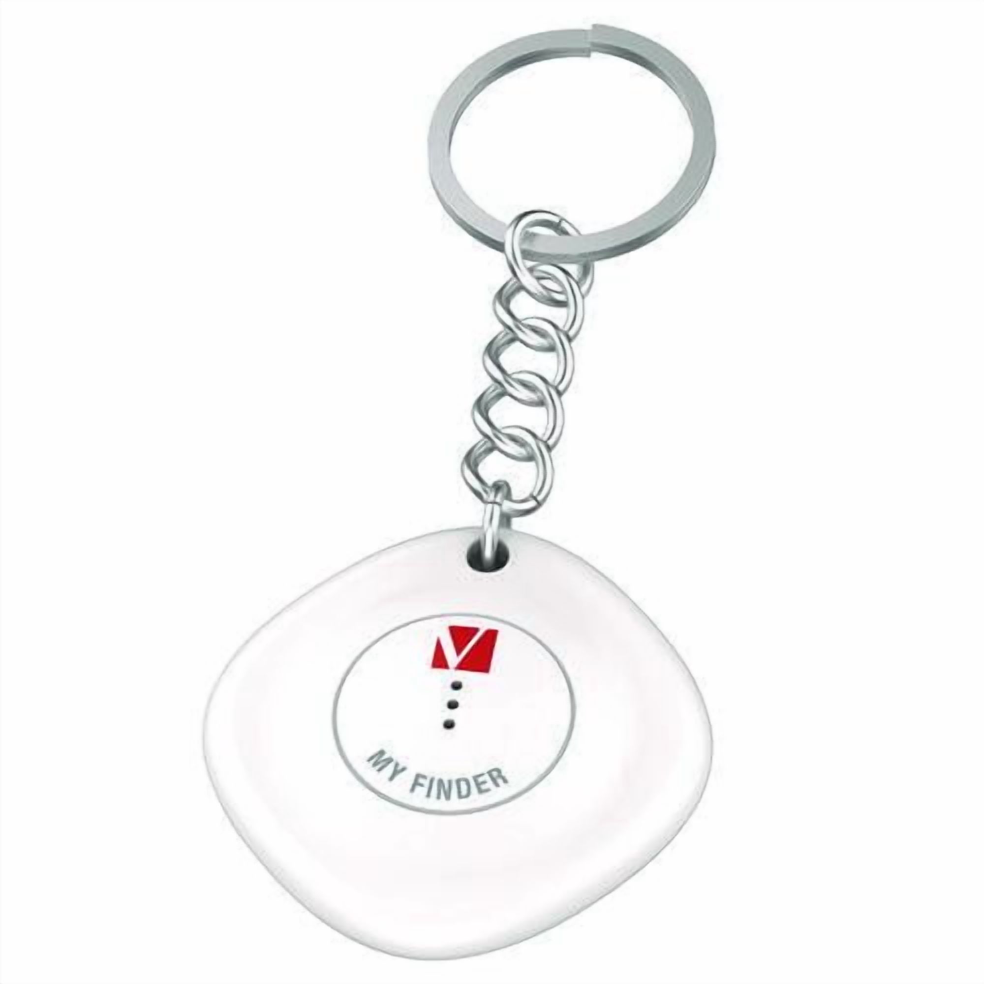 My Finder Bluetooth Tracker for Apple iOS, Black/White, 2/Pack | Bundle of 2