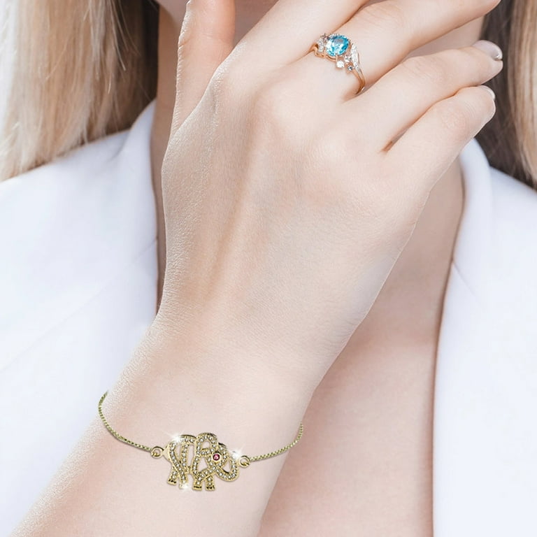 Elephant pull chain bracelet deals