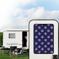 thumbnail image 2 of FUIALDOLG RV Door Window Shade Cover American Stars Blackout RV Door Window Shades Camper Sunshade Privacy Protection Travel Trailer Motorhome Sun Shade Accessories, 26 x 17.3 inches, 2 of 7