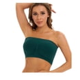 thumbnail image 3 of Large Size Underwear Strapless One-line Bandeau Women's Bra Without Wire Ring, 3 of 8