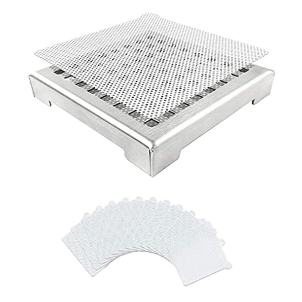 Billuyoard 12/25 Uds desagües de ducha de una sola vez, recogedor de pelo, pegatinas de malla adhesiva no tejida para bañera de baño Juegos de accesorios de baño No.1 Billuyoard HA043747-01