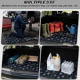 thumbnail image 3 of Jeiento Neon Gradient Paw Print Car Trunk Mat 29"x39", Washable Non Slip All Weather Trunk Protector Pet Dog Car Decor, 3 of 7