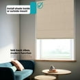 thumbnail image 3 of Chicology Cordless Roman Shades, Khaki (Textured), 39"W X 64"H, 3 of 6