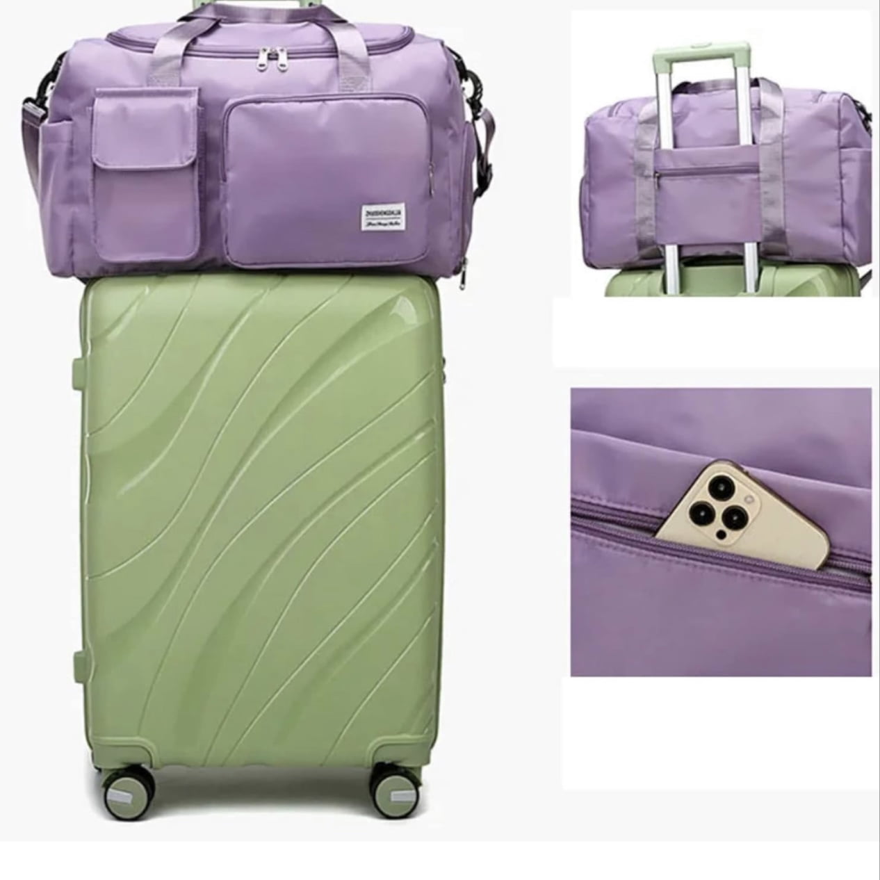 Sports Duffle Bag. Spacious Gym Bag for Workouts and Travel, 19 Inch