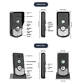 thumbnail image 5 of Inteprter Conexión remota con timbre inteligente de voz bidireccional timbre inalámbrico intercomunicador de llamada Cerraduras de hardware blanco, 5 of 5
