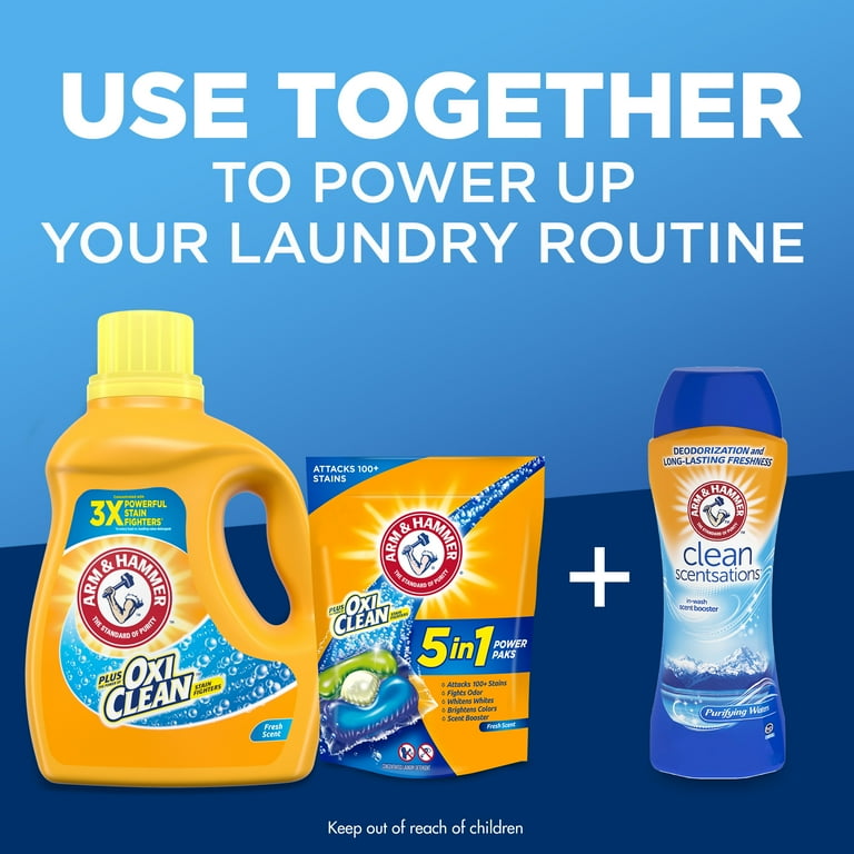 Arm & Hammer Plus OxiClean Fresh Scent, 106 Loads Liquid Laundry