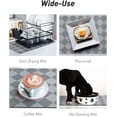 thumbnail image 6 of Coffee Mat-Coffee Bar Accessories No Stains Absorbent Quick Drying Mat for Kichen Couner-Bar Mat Fit Coffee Station Table Maker Machine Pot Espresso Machine Dish Rack, 6 of 6