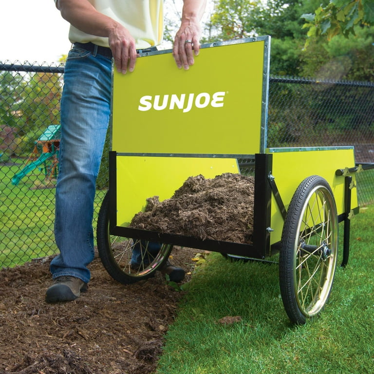 Sun Joe SJGC7 Garden & Utility Cart, 7 Cubic Ft, 300 lbs Capacity