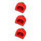 thumbnail image 5 of Injueey Soft Strawberry Hat Cosplay Headgear Photo Props for Holiday New Year Party Type1 NO1, 5 of 6