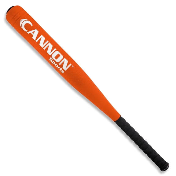 Cannon Sports Foam Baseball Softball Bat - 29-Inch Padded Training Bat with Strong Poly-Core – Soft Foam Practice Bat (Orange, 1 Bat)