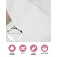 thumbnail image 6 of Easter Bunny Kitchen Dish Towels for Drying Dishes Set of 2, Spring Flowers Green Leaves Pastoral Plants Waffle Weave Microfiber Hand Tea Bathroom Towels Quick Dry & Absorbent Towel 15.7x23.6, 6 of 7