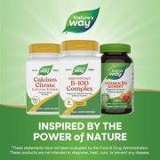 Nature's Way B-100 Complex Capsules, High Potency, Supports Cellular Energy and Nerve Health*, 8 B-Vitamins, 100ct