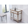 thumbnail image 4 of 1 Drawer 2 Door Cabinet 32 in. x 16 in. x 32 Finish with Clear Mirror, 4 of 5