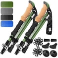 thumbnail image 1 of Bastones de senderismo plegables Hiker Hunger, color verde, 1 of 8
