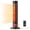 Black, variant on SHOUFTW 32" Electric Ceramic Space Heater for Indoor Use, 1500W Tower Heater for Home Office, 60° Oscillation with Remote, Adjustable Thermostat, 15H Timer, Gold